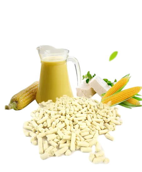 Natural ingredient Corn cat litter with corn juice tofu and corn cobs by ISEMIPET